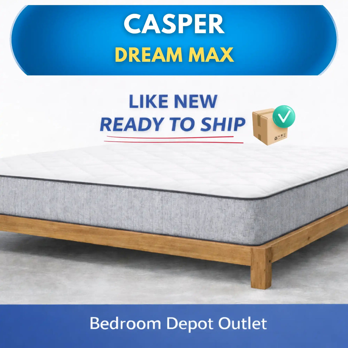 Casper Dream Max, 14" Hybrid Mattress | Recompressed, Ready to Ship