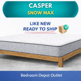Casper Snow Max, 14" Hybrid Mattress | Recompressed, Ready to Ship