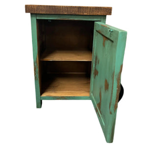 Rancho Nightstand Oldie Turquoise