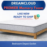 DreamCloud Premier Memory Foam 13" Mattress, Recompressed - Ready to Ship
