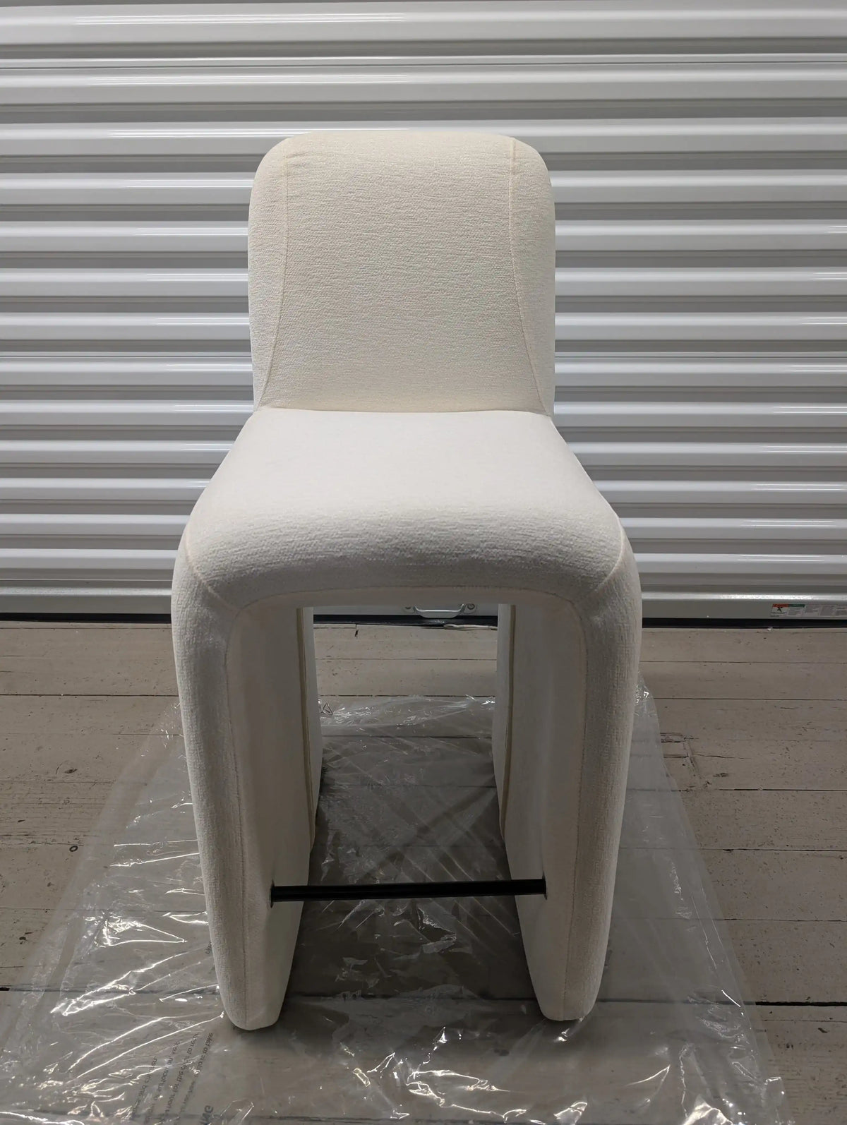 Hyfirm Upholstered Dining Chair — White, Fully Assembled, New