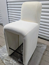 Hyfirm Upholstered Dining Chair — White, Fully Assembled, New