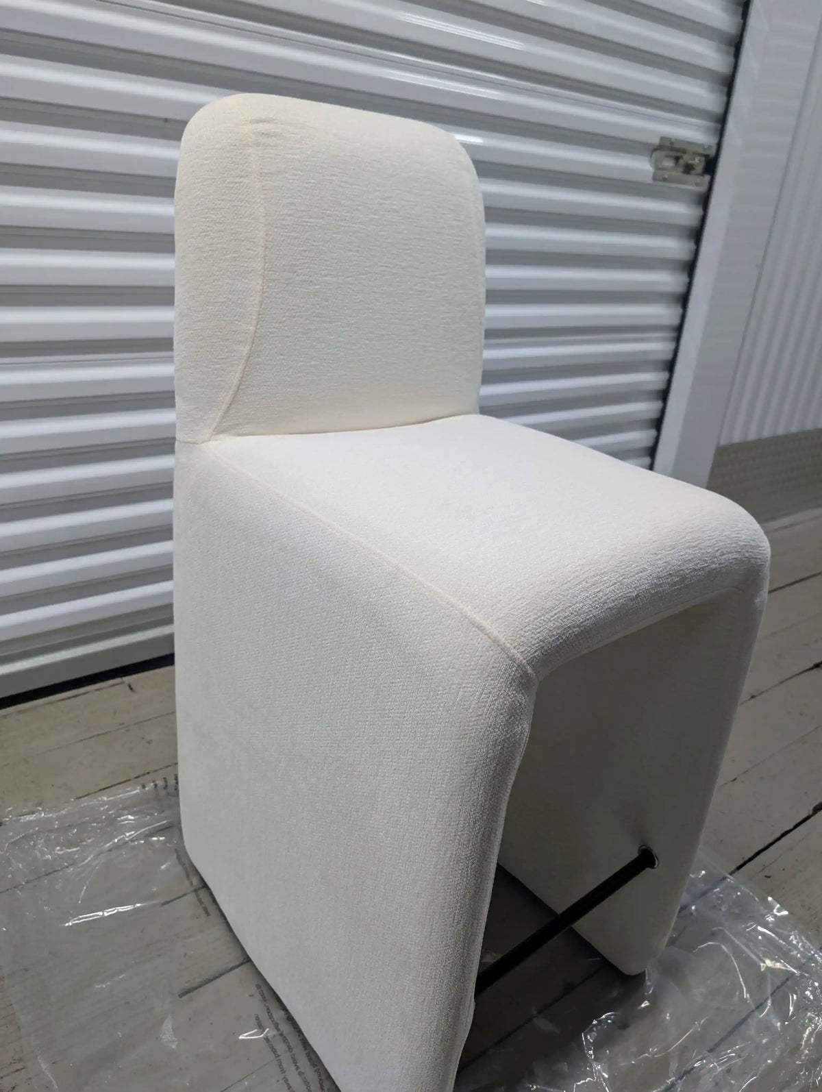 Hyfirm Upholstered Dining Chair — White, Fully Assembled, New