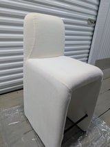 Hyfirm Upholstered Dining Chair — White, Fully Assembled, New