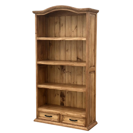 Traditional Small Rustic Bookcase