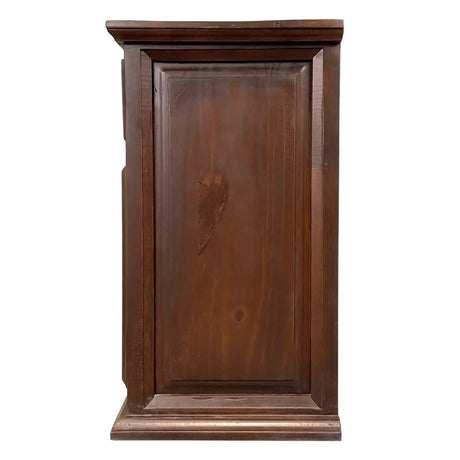 Traditional Small Rustic Nightstand in Mesquite Finish