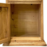 Traditional Small Rustic Nightstand