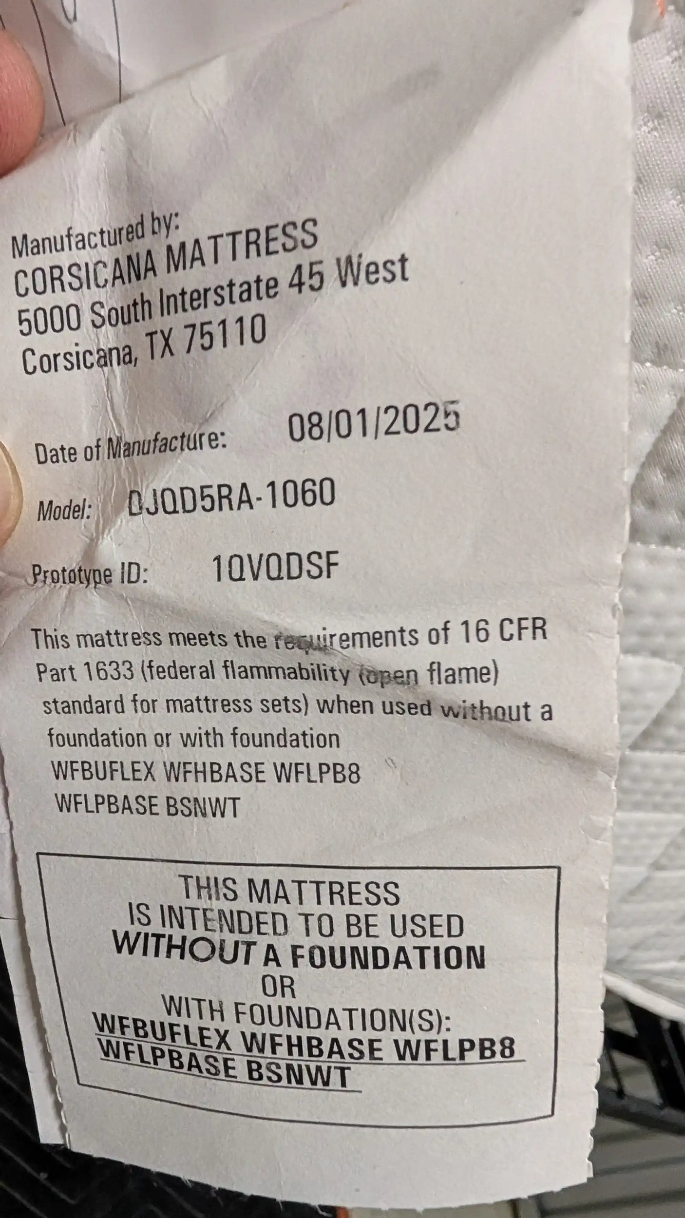 WinkBed 13.5” Firm – Like New | Available Today Chicago Pickup