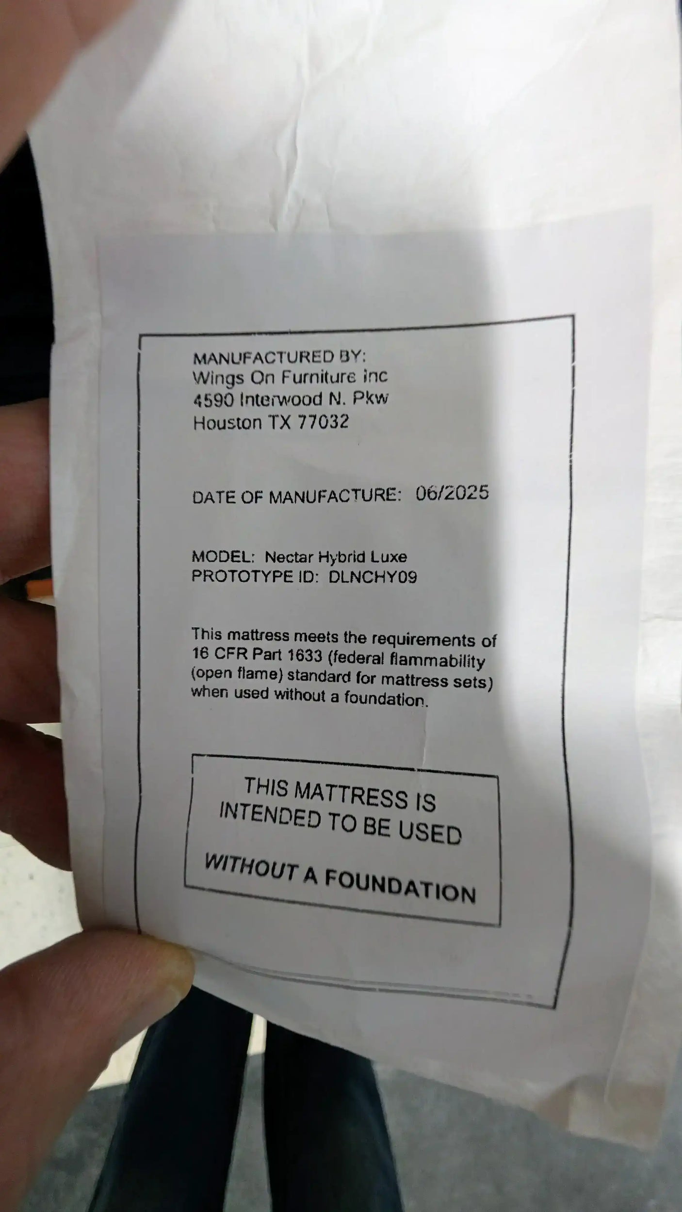 Nectar Luxe 13” Hybrid – Like New | Chicago Pickup / Local Delivery