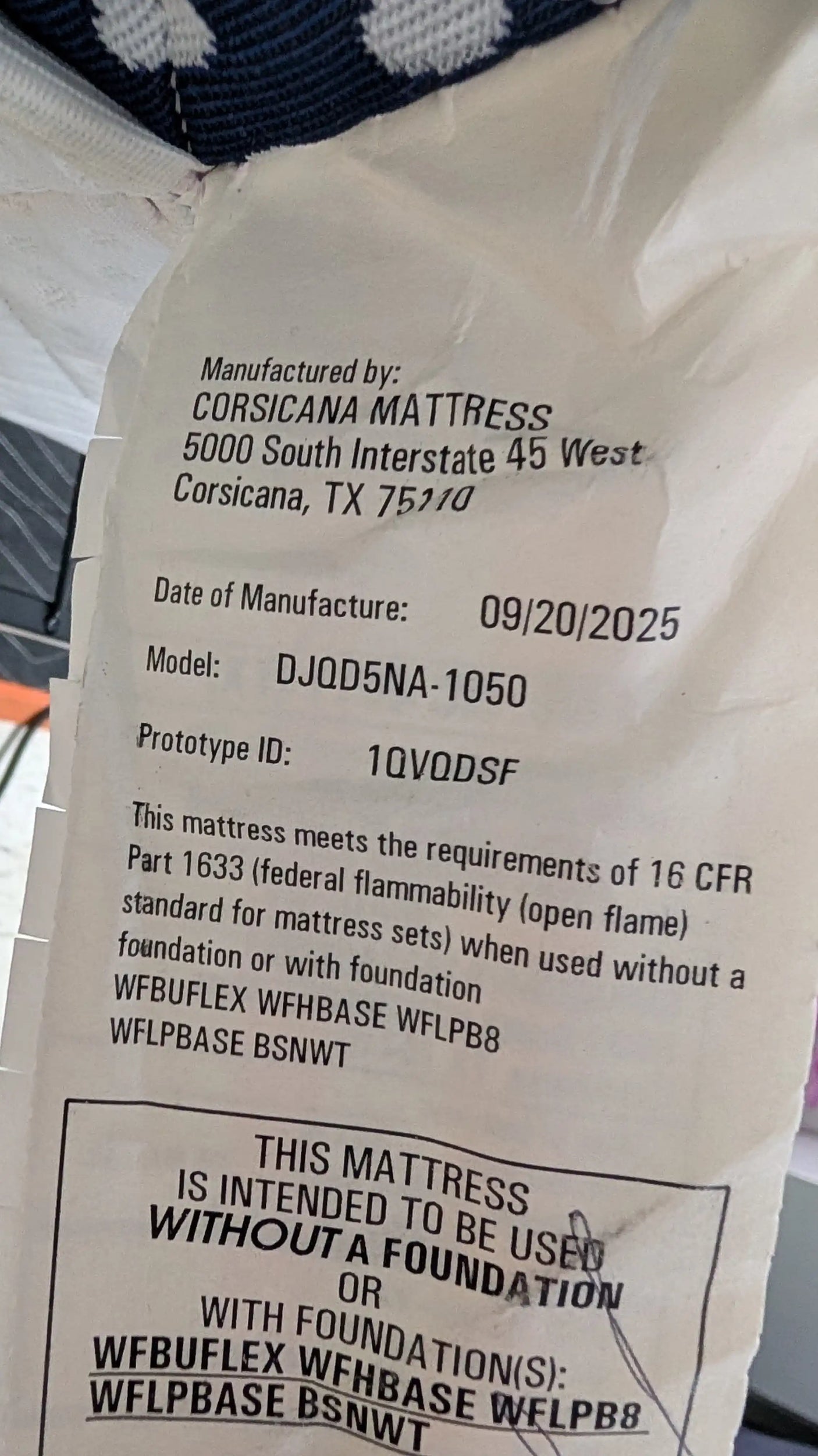 The WinkBed, Queen Luxury Firm Mattress | Local (Outlet)