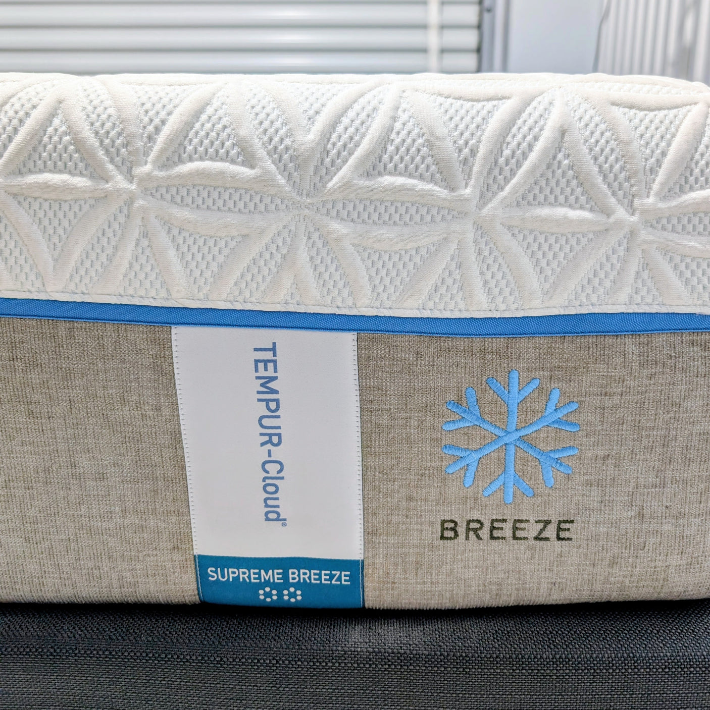 Tempur Cloud Supreme Breeze + Adjustable Base with Massage
