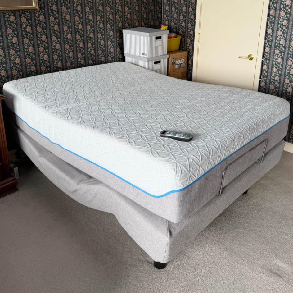 Tempur Cloud Supreme Breeze + Adjustable Base with Massage