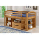 Alaterre Addison Wood Junior Loft Bed with Desk, Storage, and Bookshelf - Bedroom Depot USA