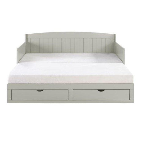 Alaterre Harmony Daybed with King Conversion, Dove Gray AJHO1180 - Bedroom Depot USA