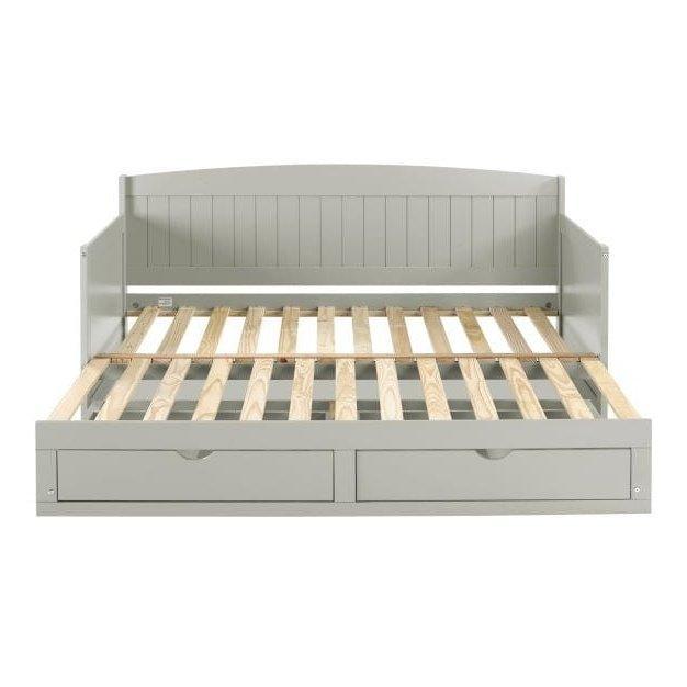 Alaterre Harmony Daybed with King Conversion, Dove Gray AJHO1180 - Bedroom Depot USA