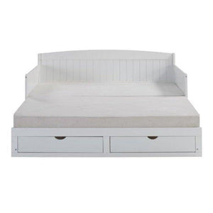 Alaterre Harmony Daybed with King Conversion, White AJHO11WH - Bedroom Depot USA