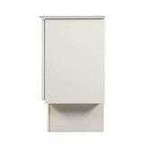 Arason Cottage Queen cabinet bed in white, closed, modern minimalist design