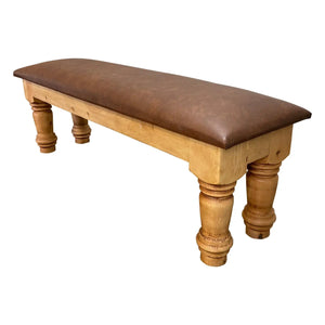 Santa Rita Rustic Bench with Cushion