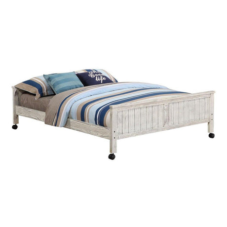 Donco  Club House Full Low Caster Bed Driftwood 008-FD - Bedroom Depot USA