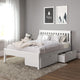 Donco Full Contempo Bed With Dual Under Bed Drawers - Bedroom Depot USA