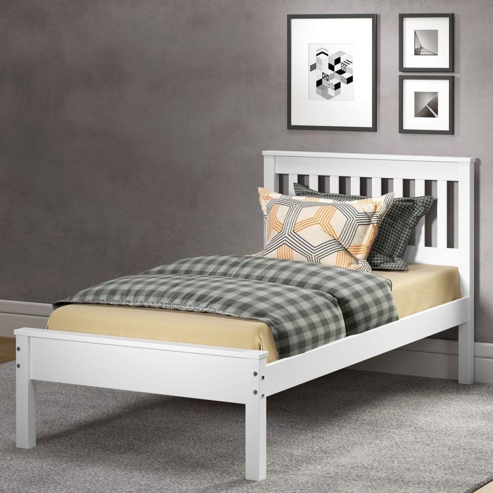 Donco Twin Contempo Bed White - Bedroom Depot USA