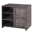 Donco Louver Low Loft 2 Dr Chest W/Shelves - Bedroom Depot USA