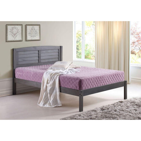 Donco Full Louver Bed Antique Grey 212-FAG - Bedroom Depot USA