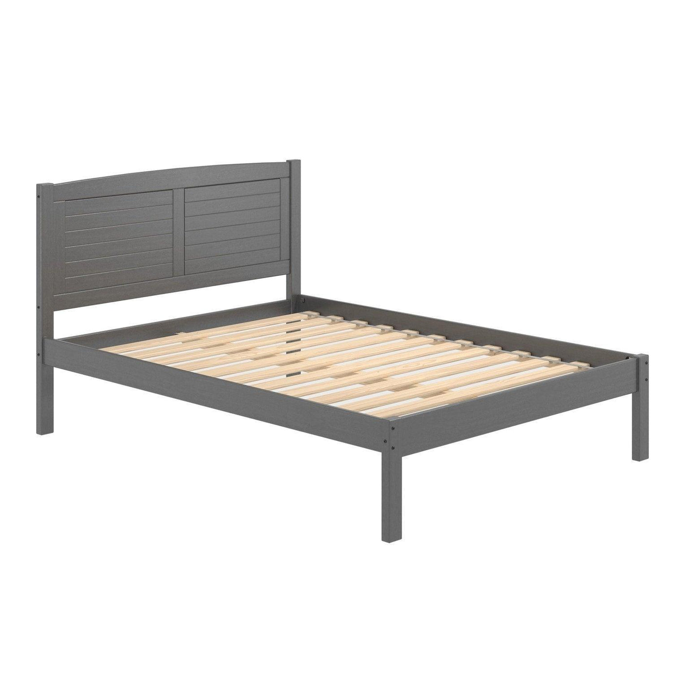 Donco Full Louver Bed Antique Grey 212-FAG - Bedroom Depot USA