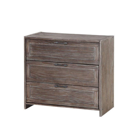 Donco  Low Loft 3 Drawer Chest Brushed Shadow 0318B-BS - Bedroom Depot USA