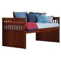 Donco Twin Mission Rake Bed Merlot 2835-TM - Bedroom Depot USA