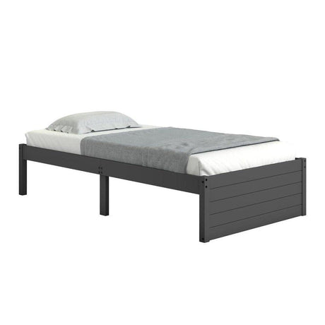 Donco Twin Bed Dark Grey 400-TDG - Bedroom Depot USA