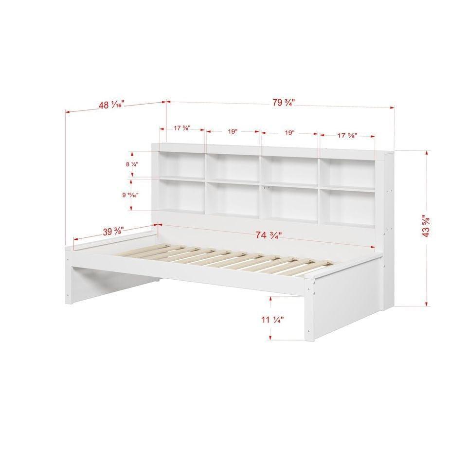 Donco Twin Bookcase Day Bed - Bedroom Depot USA