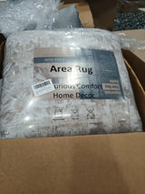 2-pack of WondRg 10x12 Beige Washable Area Rug Non Slip Neutral Distressed Carpet