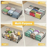 Under Bed Storage with Wheels, 2 Pack Living Room Bedroom Storage Organizers