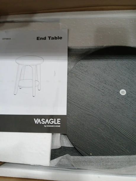 VASAGLE MAEZO Collection - Side Table, 2-Tier Small Round End Table