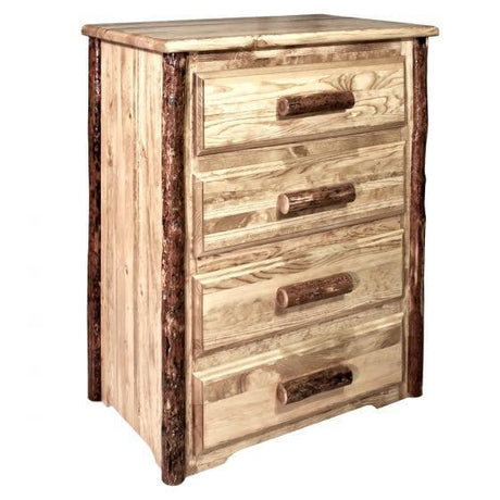 Glacier Country Collection 4 Drawer Chest of Drawers MWGC4D - Bedroom Depot USA