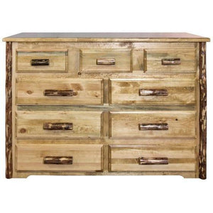 Glacier Country Collection 9 Drawer Dresser MWGC9D - Bedroom Depot USA