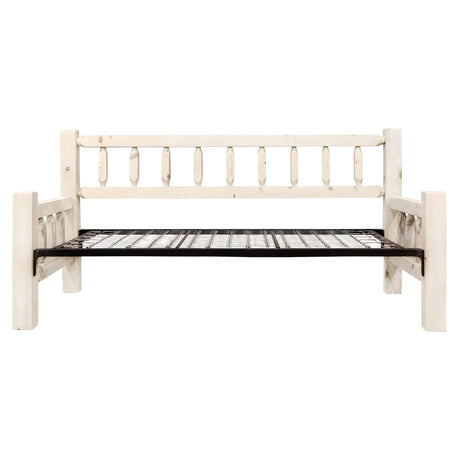 Homestead Collection Day Bed, Clear Lacquer Finish MWHCDBNTV - Bedroom Depot USA