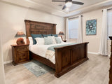 Floresville Crown Charm Rustic Bed
