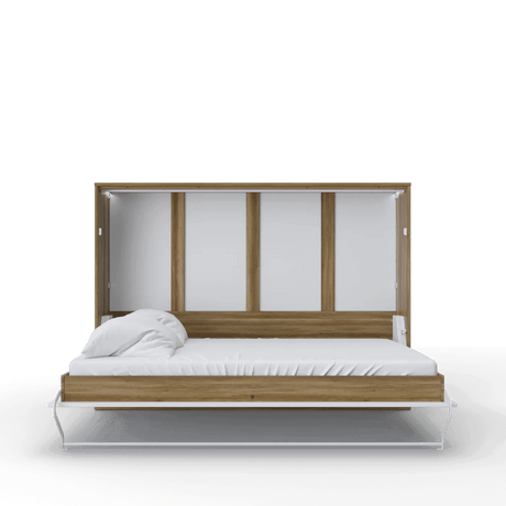 Maxima House INVENTO Horizontal Wall Bed, European Full XL Size - Bedroom Depot USA