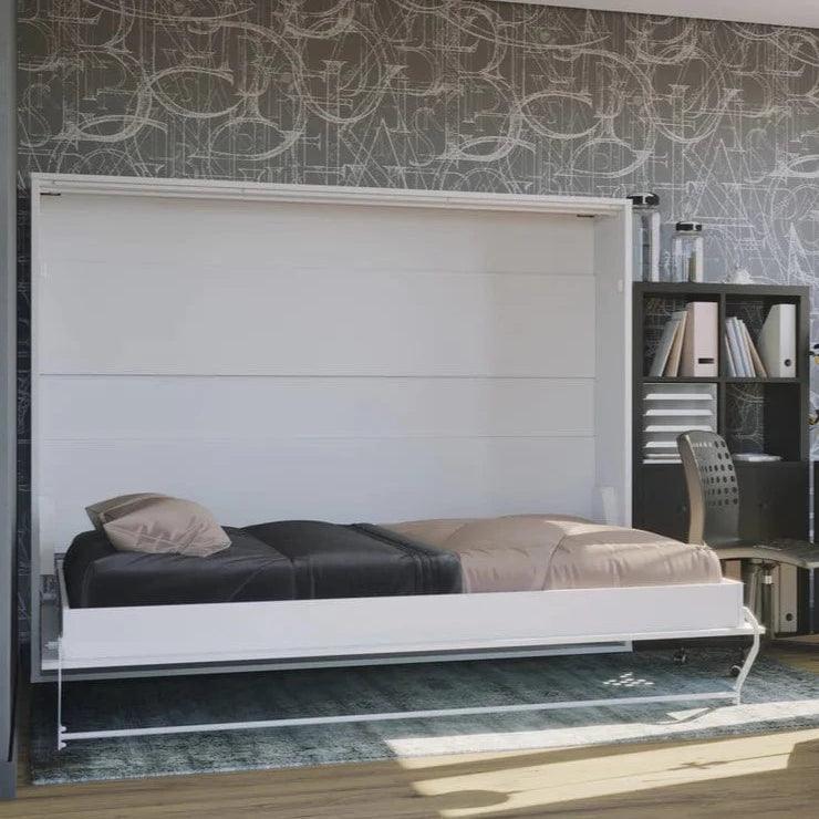 Maxima House Invento Horizontal Wall Bed, European Queen Size - Bedroom Depot USA