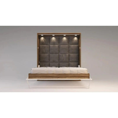 Maxima House Murphy bed INVENTO, European King size with LED and mattress included. - Bedroom Depot USA