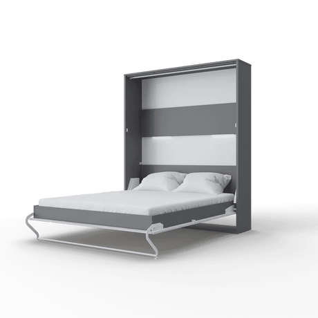 Maxima House Murphy bed Vertical European Queen with mattress and LED included INVENTO online sale - Bedroom Depot USA