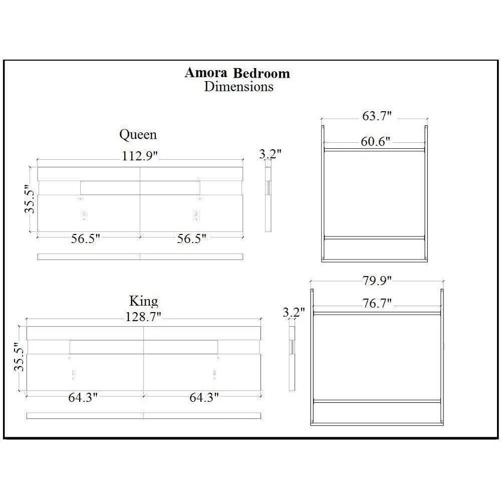 J&M Amora Premium Bedroom - Bedroom Depot USA