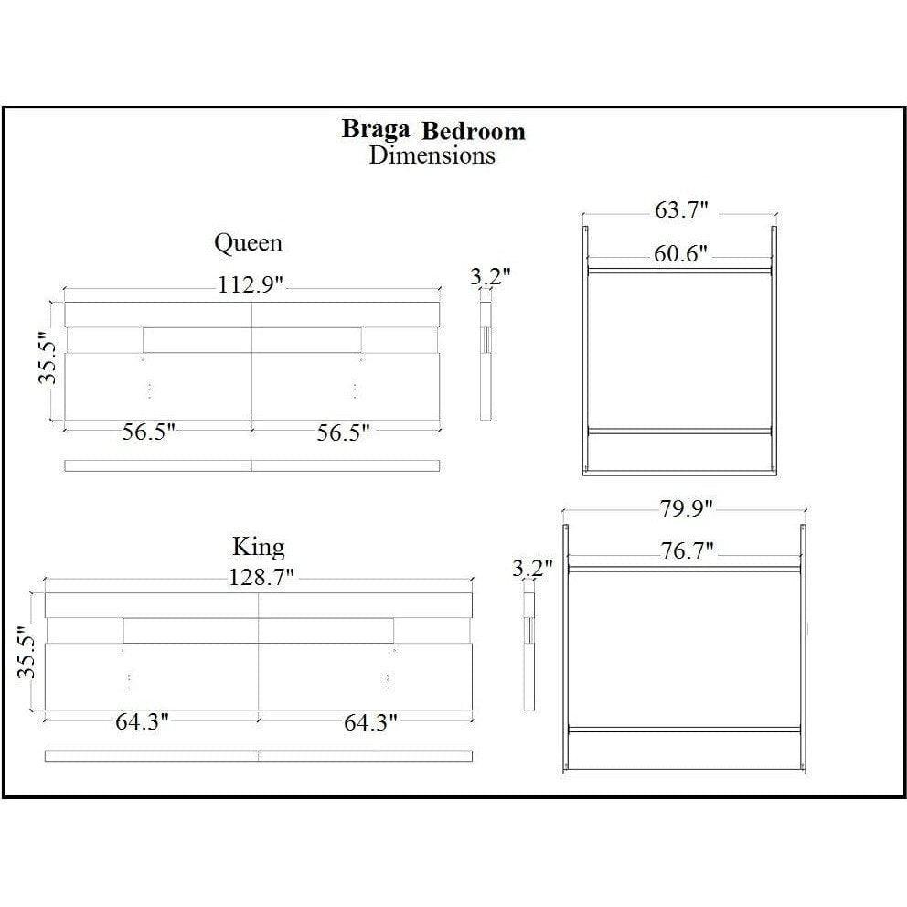 J&M Braga Premium Bedroom Set - Bedroom Depot USA