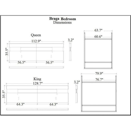 J&M Braga Premium Bedroom Set - Bedroom Depot USA