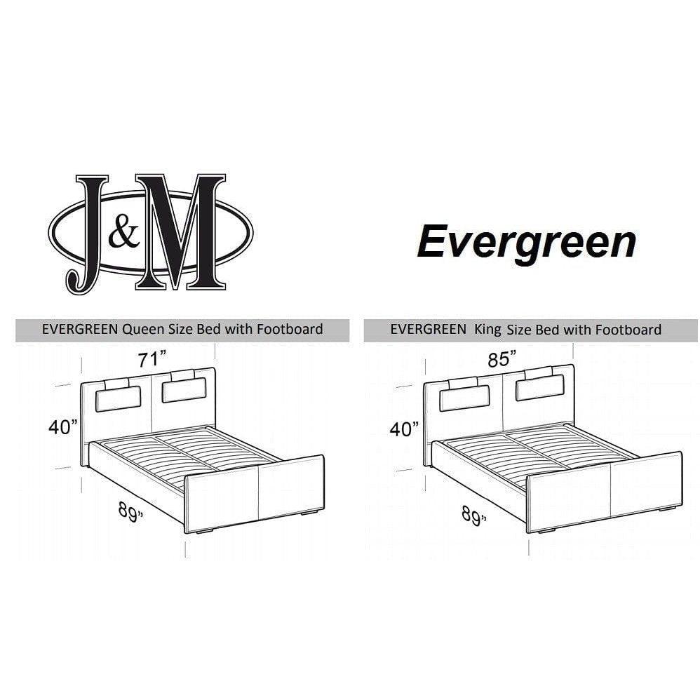 J&M Evergreen Premium Bed - Bedroom Depot USA