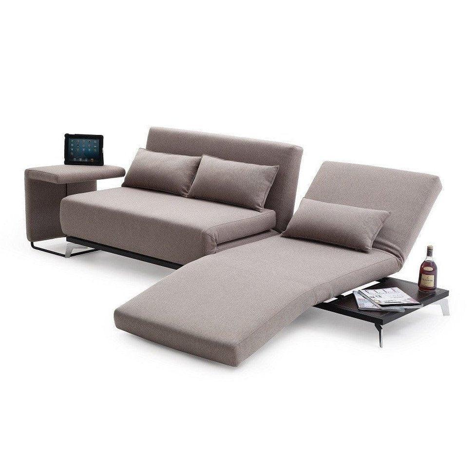 J&M Premium Sofa Bed JH033 in Beige Fabric 17850-SB - Bedroom Depot USA