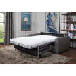 J&M Jasper Sofa Bed in Grey Leather 18234 - Bedroom Depot USA