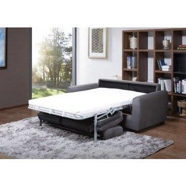 J&M Mono Sofa Bed in Grey Fabric 18233 - Bedroom Depot USA